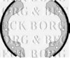 BORG & BECK BBS6145 Brake Shoe Set